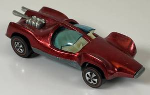 lot 133 image: 1969 REDLINE Hot Wheels Mantis Transparent Maroon Really Nice Condition