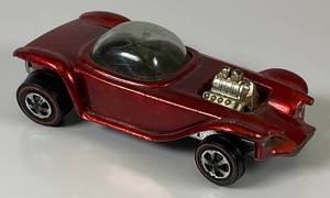lot 153 image: 1968 REDLINE Hot Wheels Beatnik Bandit Transparent Red With Clear DomeDark  Interior Really Nice Condition