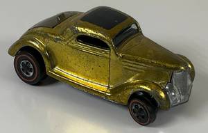 lot 155 image: 1968 REDLINE Hot Wheels Classic Ford Coupe Transparent Gold Nice Condition