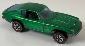 lot 157 image: 1969 REDLINE Hot Wheels Maserati Mistral Transparent Green Nice Condition