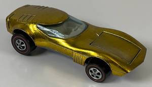 lot 160 image: 1969 REDLINE Hot Wheels Torero Transparent Gold Really Nice Condition