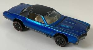 lot 164 image: 1969 REDLINE Hot Wheels Custom Eldorado Transparent Blue Nice Condition