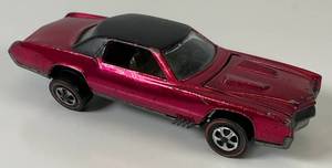 lot 165 image: 1969 REDLINE Hot Wheels Custom Eldorado Transparent Pink Very Nice Condition