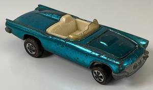 lot 178 image: 1968 REDLINE Hot Wheels Classic 57 Bird Transparent Aqua Fair Condition