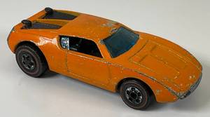 lot 183 image: 1969 REDLINE Hot Wheels Xploder Orange Fair Condition