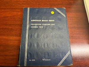 lot 81 image: Lincoln Cent Whitman Book - Complete set from 1941 - 1973 plus 5 extra coins (88 Total Coins)