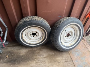 lot 3 image: Trailer Rims & Tires Tempest P19575R14
