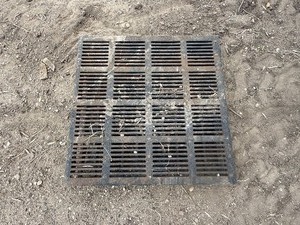 lot 16 image: Watts Steel Floor DrainGrate 24 x 24