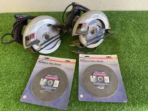 lot 48 image: SkilSaws & New Abrasive Saw Blades