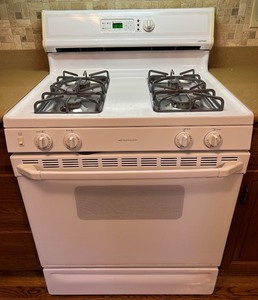Used Hotpoint Gas Range with Self-Cleaning Oven