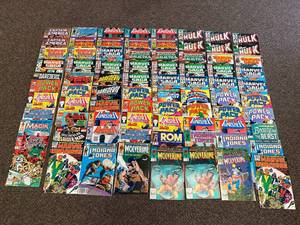 lot 13R image: Marvel Comics Lot Hulk, Punisher, Battlestar Galactica