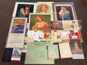 lot 29R image: Vintage Art Print Collection of Posters & Advertising Prints