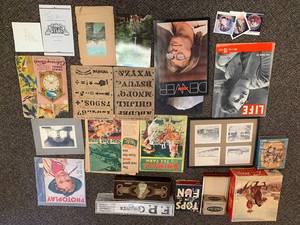 lot 34R image: Vintage Magazine and Advertisement Ephemera Collection