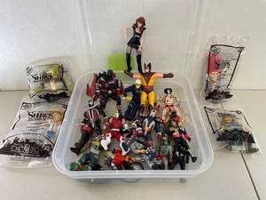 lot 39R image: Mixed Action Figures Lot Star Wars with Shrek Forever After Sealed Happy Meal Toys