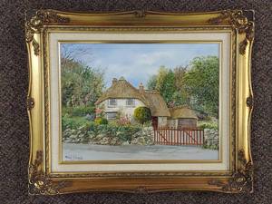 lot 103P image: Marjorie Church Signed Oil Painting