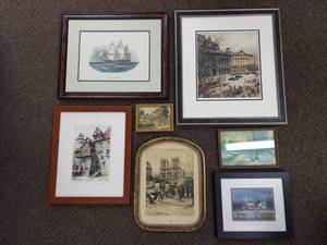 lot 104P image: Diverse Art Collection, Framed