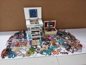 lot 110P image: Huge Jewelry Lot Collection Including Signed and Silver