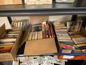 lot 20S image: Extensive Vintage Paperback Book Collection by Renowned Authors