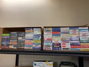 lot 22S image: Sealed VHS Lot Over 70 Tapes Mixed Genres Collectible Classic