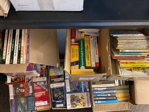 lot 30S image: Large Assorted Collection of Vintage Paperbacks Including Dictionaries
