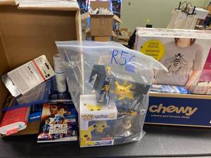 lot 33S image: Mixed Lot Funko Pop Figures, Blu-rays, Screen Printing Kit