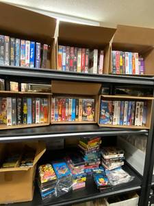 lot 44S image: Massive Vintage VHS Tapes Collection Lot of Classic and Rare Titles