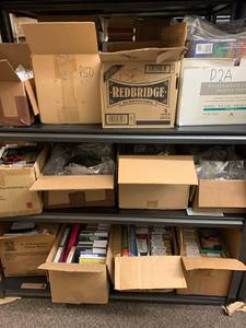 lot 88S image: Mixed Box Lot of Books & Supplies