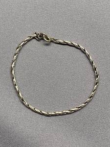 lot 37B image: Twisted Sterling Silver 925 Bracelet