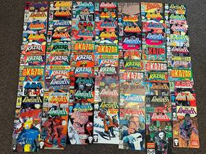 lot 50R image: Marvel Comics Lot Punisher, Ka-Zar, Vintage Collection