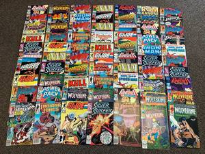 lot 51R image: Marvel Comic Book Collection Wolverine Punisher G.I. Joe