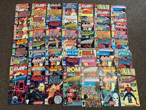 lot 53R image: Vintage Marvel Comics Lot Silver Surfer, Daredevil & More