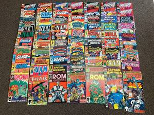 lot 54R image: Large Collection of Vintage Marvel & Popular Comics Lot