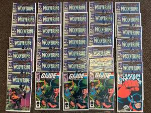 lot 55R image: Marvel Comics Presents Wolverine and G.I. Joe Comic Book Lot
