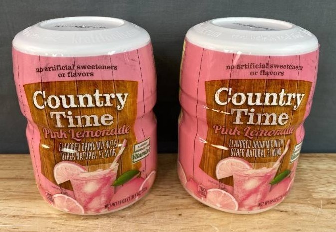 lot 47G image: 2 Brand New Country Time Pink Lemonade N
