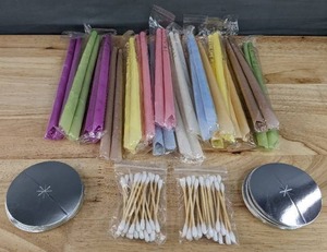lot 100 image: Brand New Ear Wax Cleaning Candles and Ear Wax Removal Cones N