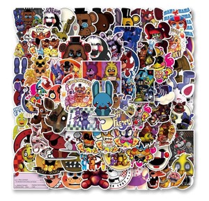 lot 94 image: 150 Brand New Five Nights at Freddys Character Stickers N