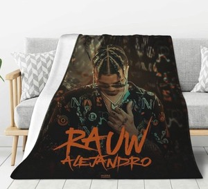 lot 66 image: Brand New Rauw Alejandro Super Soft Leisure Flannel Cover Blanket 40x50 N