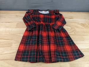 lot 87 image: Brand New Pat Pat Girls Dress Black Red White Size 3-4 N