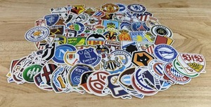 lot 119E image: 100 Total Brand New Soccer Stickers N