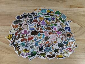 lot 129E image: 100 Total Brand New Cute Animal Stickers N