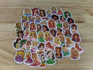 lot 133E image: 50 Total Brand New Princess Stickers N