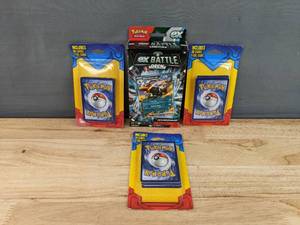lot 5E image: Brand New Pokemon Card Packs - Pokemon Ex Battle Deck and 3 Multi-Card Packs N