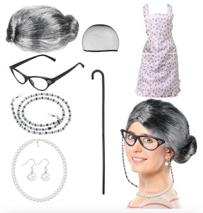 lot 145 image: Brand New Keymall Old Lady Wig N