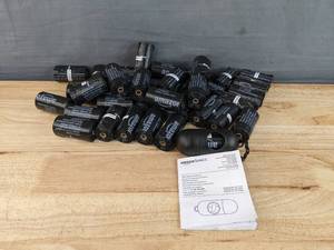 lot 175 image: 40 Brand New Amazon Basics Black Dog Waste Bag Rolls with Dispenser N