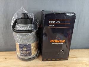 lot 68E image: Brand New ARSLO One Gallon Insulated Water Jug with Handle N