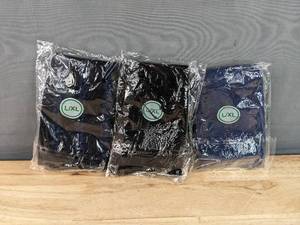 lot 180 image: 3 Pairs Brand New Knee High Compression Socks Size LXL in Blue N