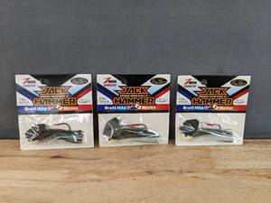 lot 157 image: 3 Brand New Z-Man Jack Hammer Evergreen Custom Bladed Jig N