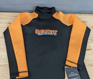 lot 237 image: Brand New Quiksilver International Boys Size 6 Everyday Heat Long Sleeve One Piece Rashguard $50 Retail N