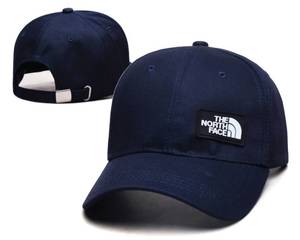 lot 60E image: Brand New The North Face Unisex Navy Blue Baseball Style Cap Adult Hat OSFM Y