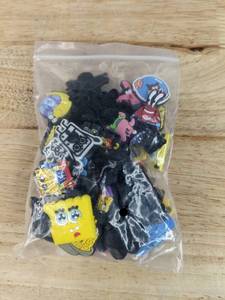 lot 15E image: 50 Brand New SpongBob SquarePants Character Croc Charms N